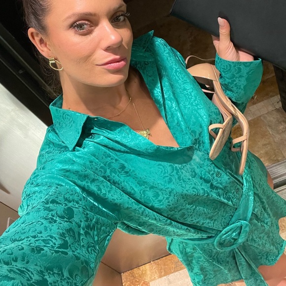 12th Tribe Green Dress - Picture 1 of 3